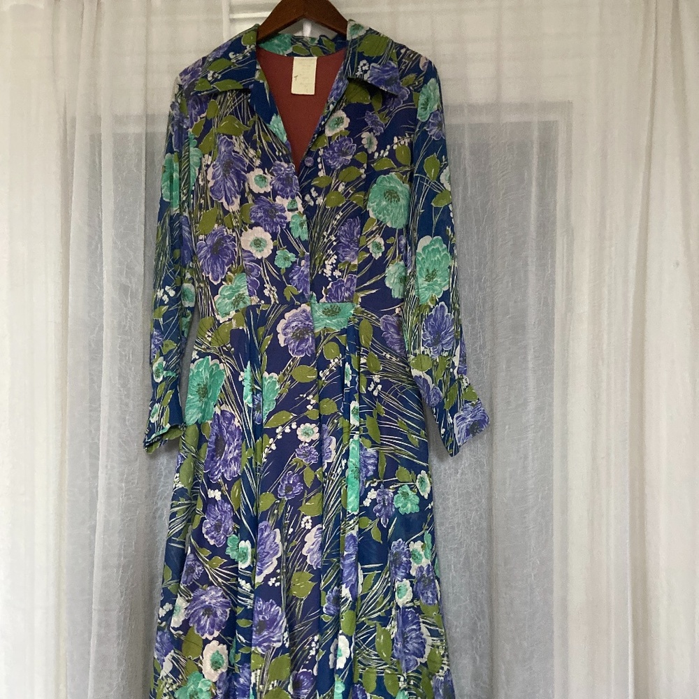 VINTAGE Garden Cocktail Dress